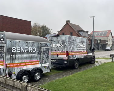 "Overstek betonherstelling en coating door Senpro BV"