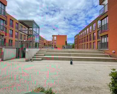 Reiniging en voegafdichting van betonnen trap in Eindhoven