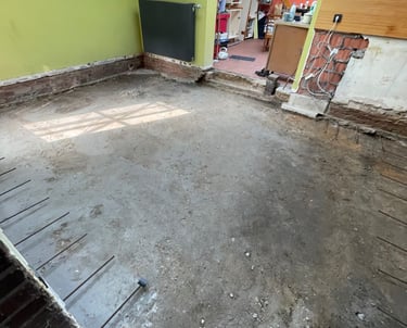 "Betonfundering storten 60m² in Genk door Senpro BV"