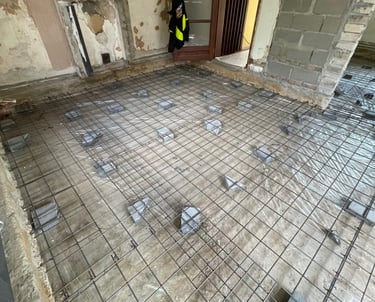 "Betonfundering storten 60m² in Genk door Senpro BV"