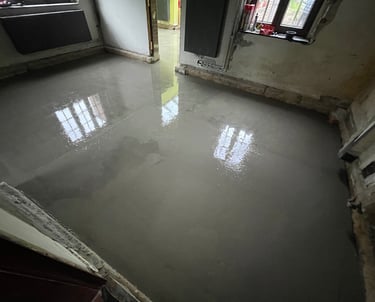 "Betonfundering storten 60m² in Genk door Senpro BV"