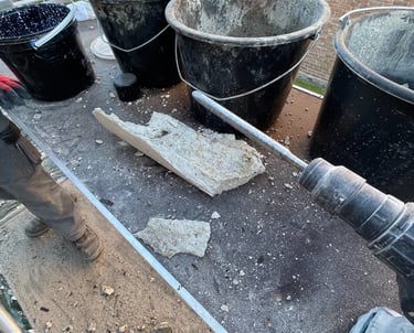 "Overstek betonherstelling en coating door Senpro BV"