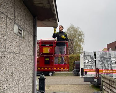 "Overstek betonherstelling en coating door Senpro BV"