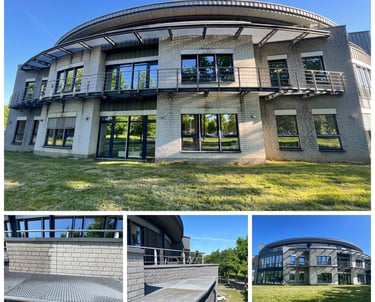 “Gevel reinigen en impregneren bedrijfspand in Gladbeck, Duitsland”