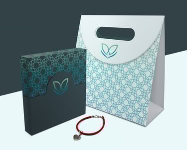 Gift box and gift bag packaging for LOF