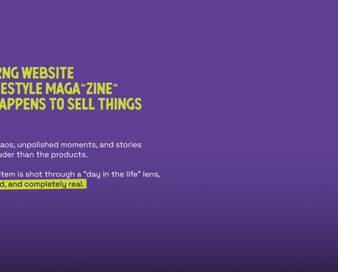 A purple block with text explaining the WRNG online setup