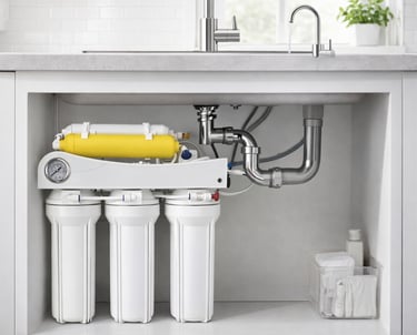 under-sink water filtration system