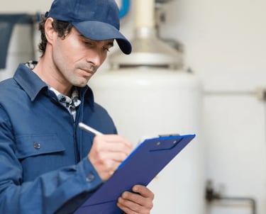 Initial visit of water treatment installation