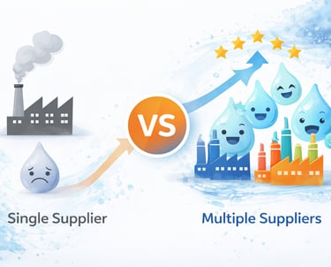 advantages of multiple suppliers