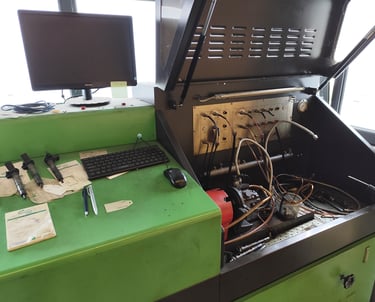 Maquina para revisión de inyección Diesel