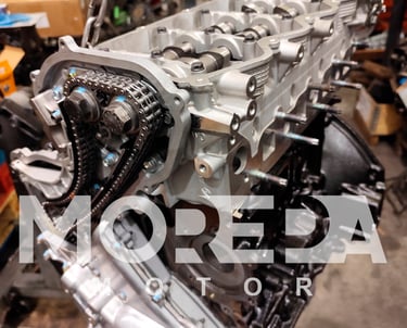 Motor de coche reconstruido