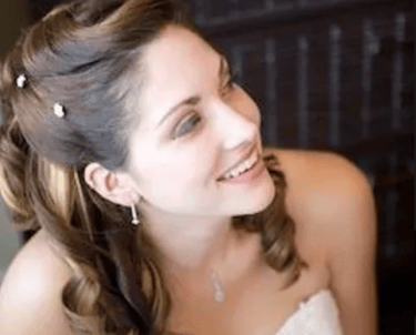 Wedding hair styling