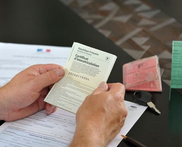 papier d'immatriculation