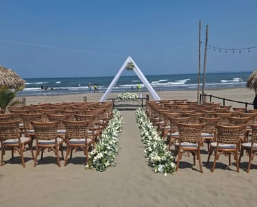 Escenario de boda destino en Veracruz con Spazio Eventos de Xalapa