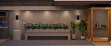 Desain open space menampilkan dapur minimalis yang menyatu dengan ruangan tanpa sekat