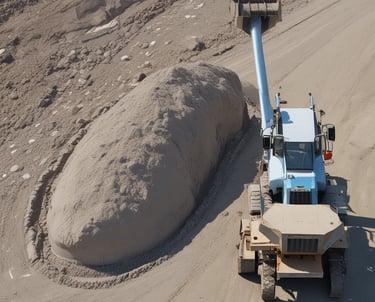 A modern cement production facility.