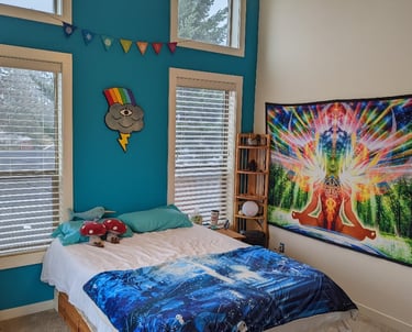 Interior wall paint job