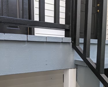 Exterior paint job