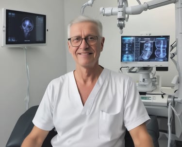 blue and white abstract painting