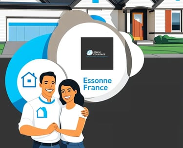 Un couple qui achète sa maison et la finance avec Jeem Courtage