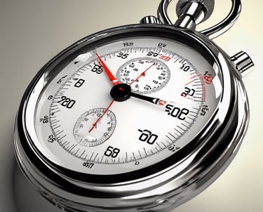 un chronomètre indiquant une souscription rapide