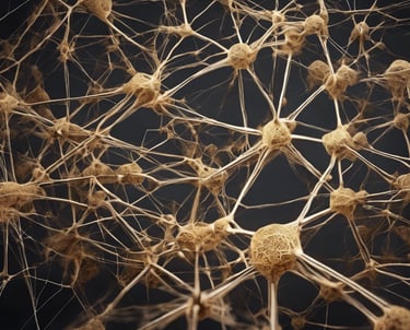 a pink and blue number five on a blue background