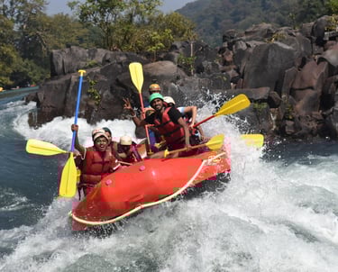 river rafting in dandeli resort package