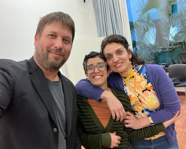 El operador cognitivo comunitario: un rol que también se transforma. Elad, Daniela y Ana Clara.