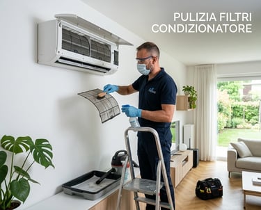 Pulizia Filtri Condizionatore