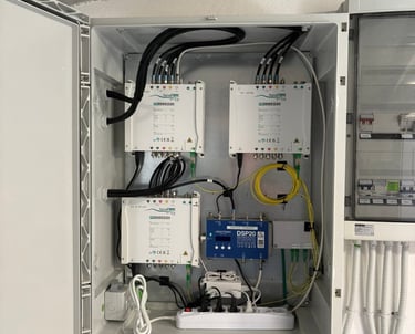 Cablaggio in Fibra Nuovo Impianto TV e Satellite - Antennista Amalfi