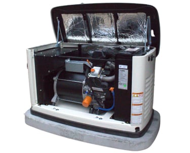 A home generac standby generator for service