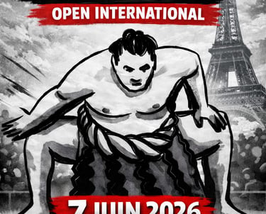 Paris Sumo open international - 7 juin 2026 à Paris ! Toutes catégories! Compétition internationale!