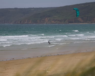 Photographies de kitesurfeurs