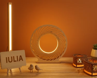 LASERDEKORATION PERSONALISIERT LASER ART BY IULIA
