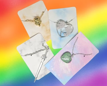 Various necklaces