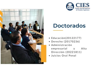 Doctorados que se imparten en el CIES