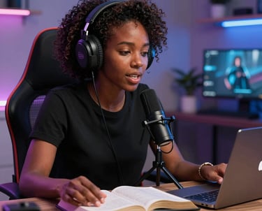 a pair of headphones on a table