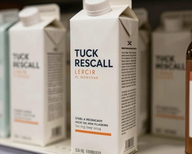 Photography of a straight tuck end carton for a high-end personal care product. The carton is displayed on a clean surface in a North American retail setting, highlighting the sharp print quality and brand-consistent colors.
