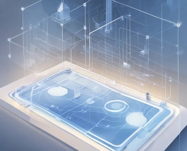 A team collaborating around a whiteboard filled with software architecture diagrams.