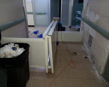 Remodelacion de area laboral en edificio