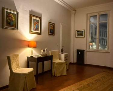 Sala d'attesa dello Studio in Udine della dottoressa Alessandra Tomasin Psicologa