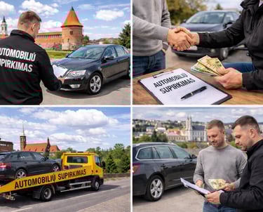 Naudotų automobilių supirkimas Vilniuje už gerą kainą