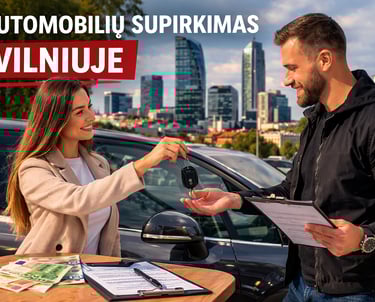 Superkame automobilius Vilniuje – automobilio pardavimo sandoris