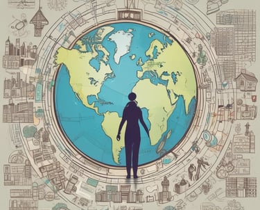 white and black abstract painting