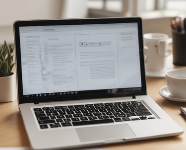 Colorful flat lay of design tools and digital art elements on a bright background