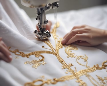 a person holding a blue object