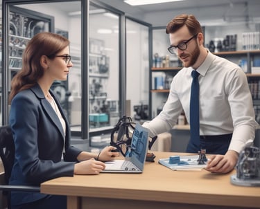 A variety of custom 3D printed toys displayed.