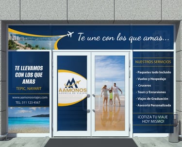 fachada de Agencia de viajes 