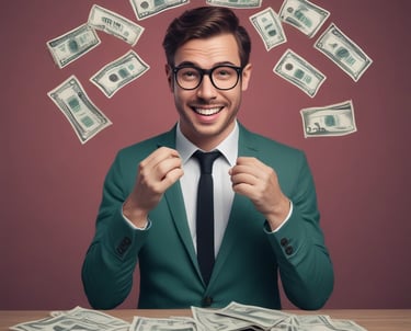A close-up of a person analyzing financial charts on a laptop screen.