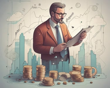 A close-up of hands holding coins, symbolizing careful investment.